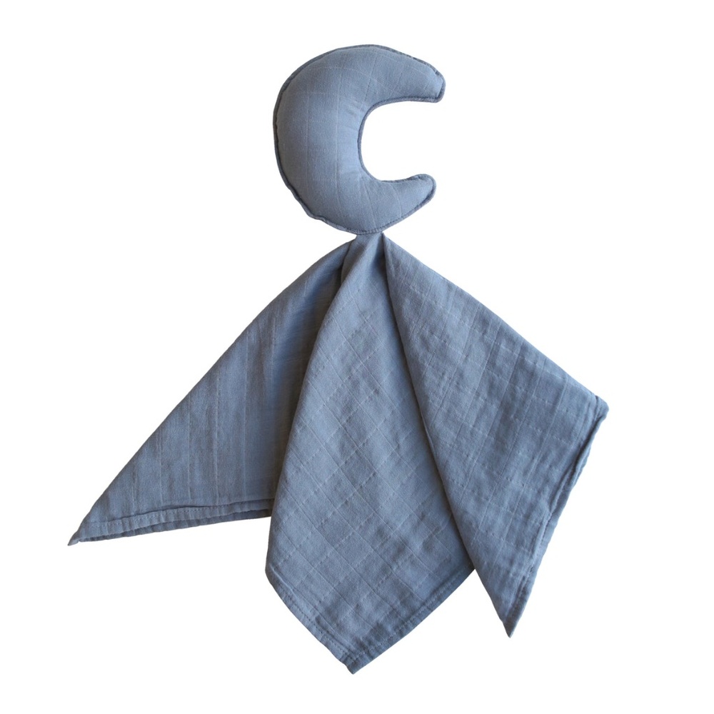 NWT Mushie Moon Lovey “Tradewinds” Organic Cotton